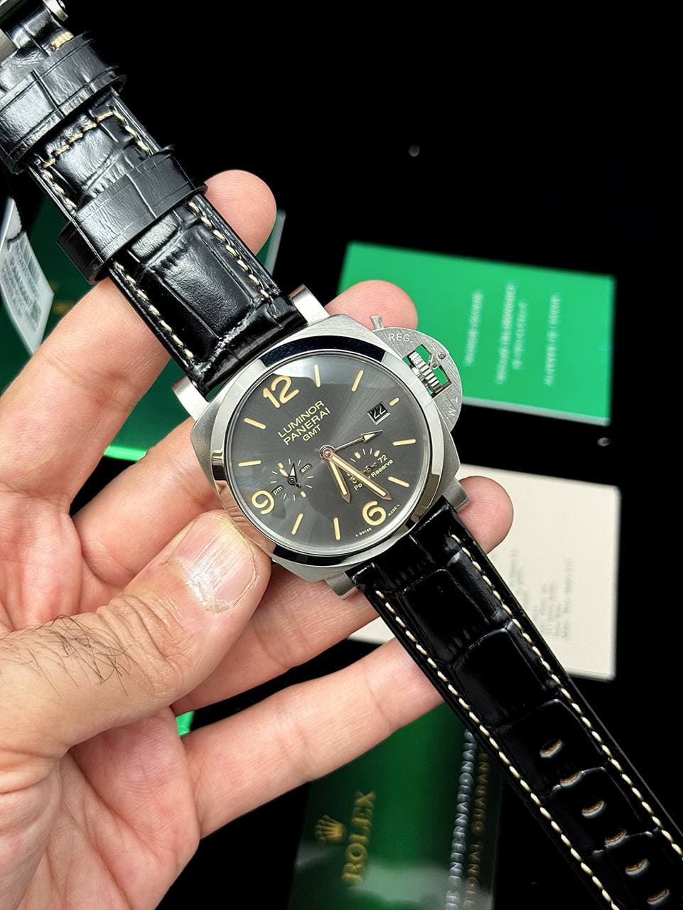 ساعت مردانه اتوماتیک پنرای مدل لومینور Panerai