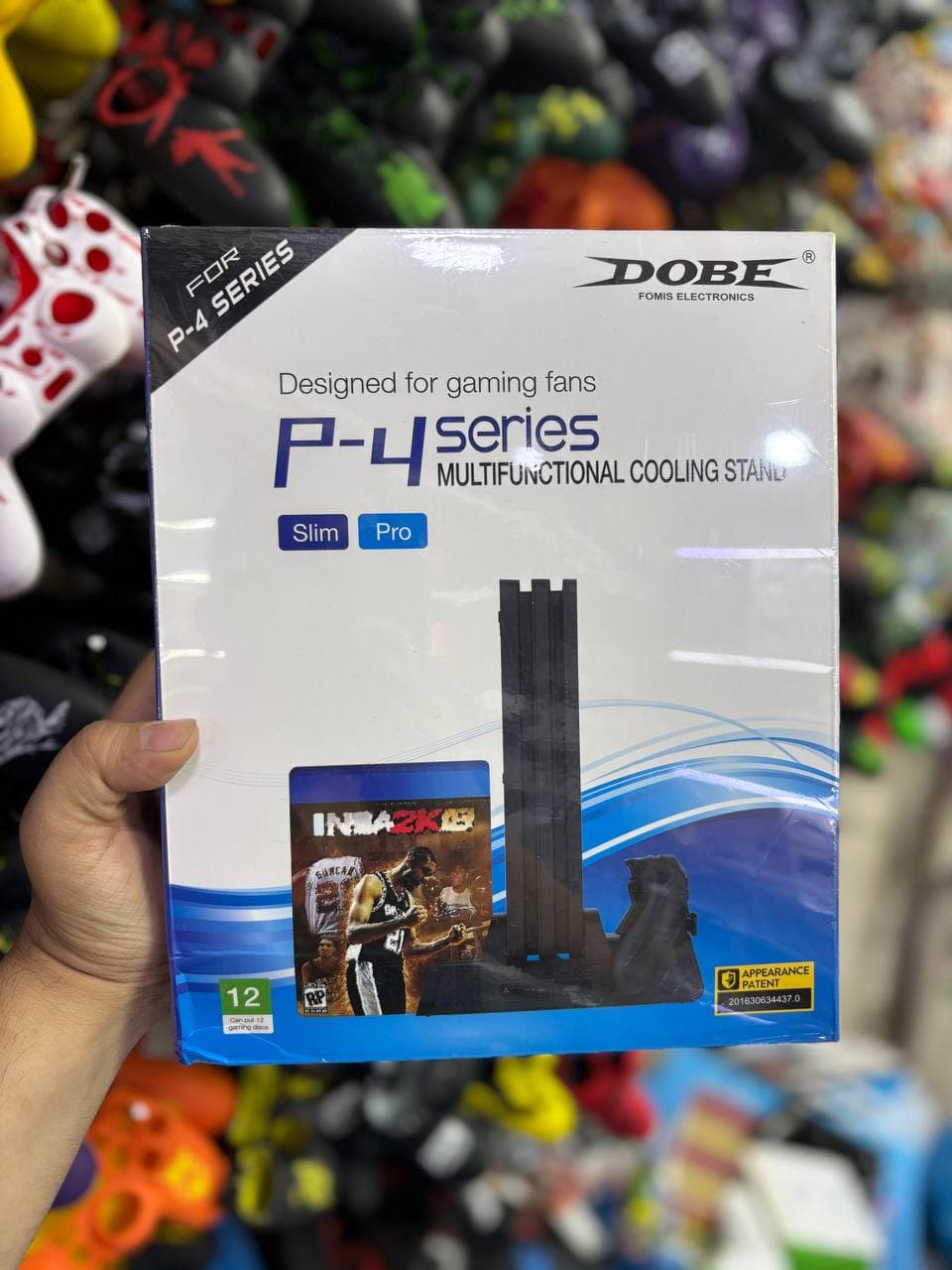 پایه شارژ و خنک کننده چند منظوره ps4 برای اسلیم و پرو برند دابی