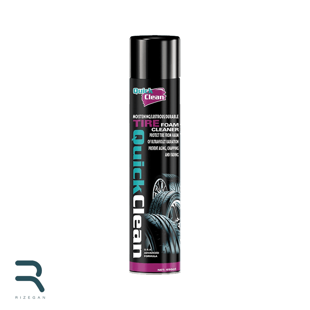 اسپری واکس فوم تایر کوئیک کلین Quick Clean برند Tire Foam Cleaner — تصویر ۲