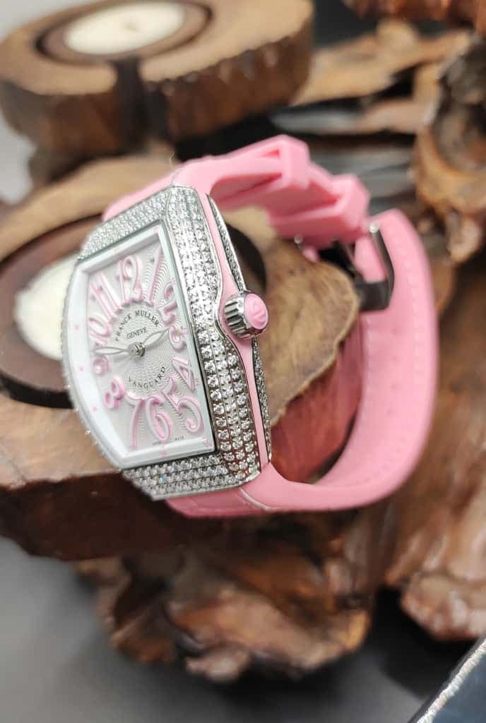 ساعت مچی زنانه نگین دار فرانک مولر Franck Muller — تصویر ۳