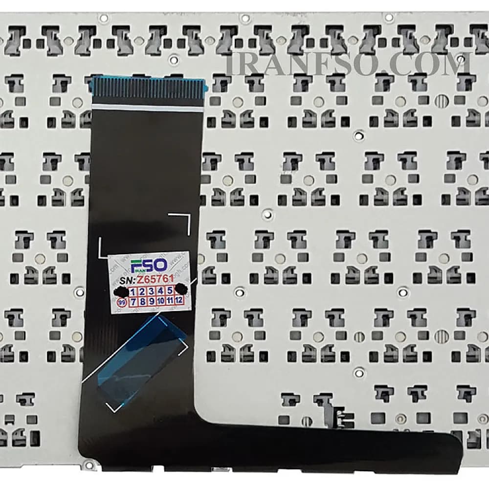 کیبرد لپ تاپ لنوو 330-15-IdeaPad 320-15 نوک مدادی-اینترکوچک بدون فریم بهمراه کلید پاور — تصویر ۳