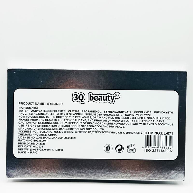 پک خط چشم قلمی ماژیکی تری کیو بیوتی دوازده عددی کد EL – 071 — تصویر ۳