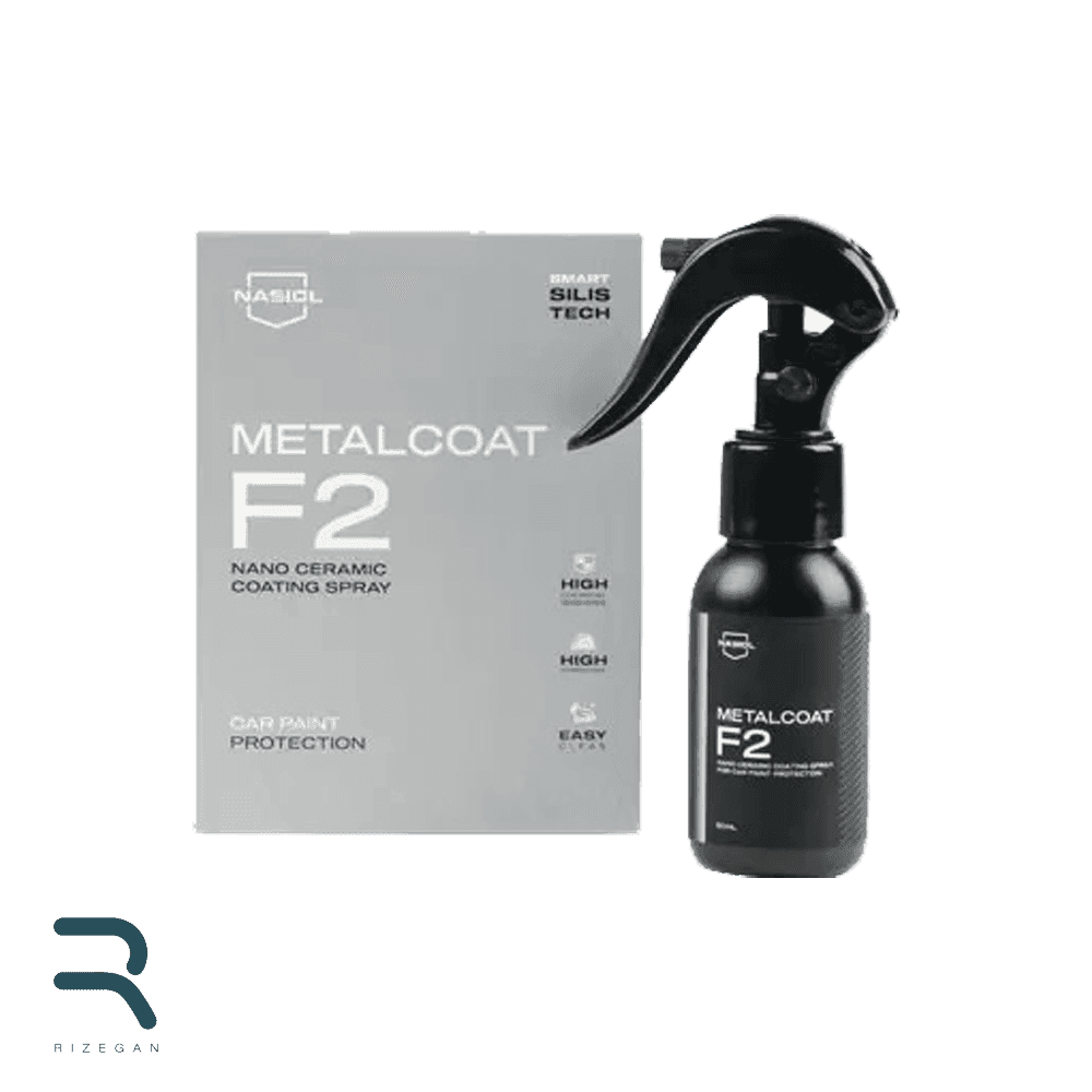 سرامیک بدنه خودرو 50 میلی لیتری ناژول Nasiol MetalCoat F2 Nano Ceramic Coating Spray