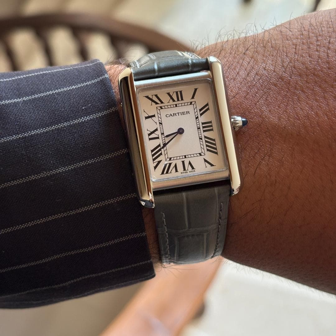ساعت كلاسيک مردانه كارتيه تانک سولو Cartier Tank solo