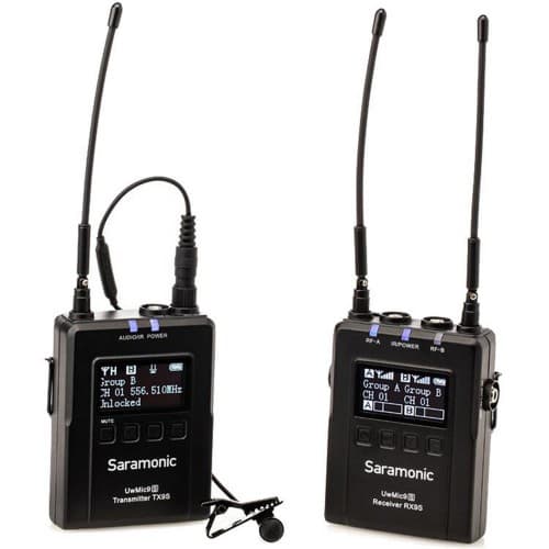 میکروفن بی سیم یقه ای سارامونیک Saramonic UwMic9s Kit1 — تصویر ۲