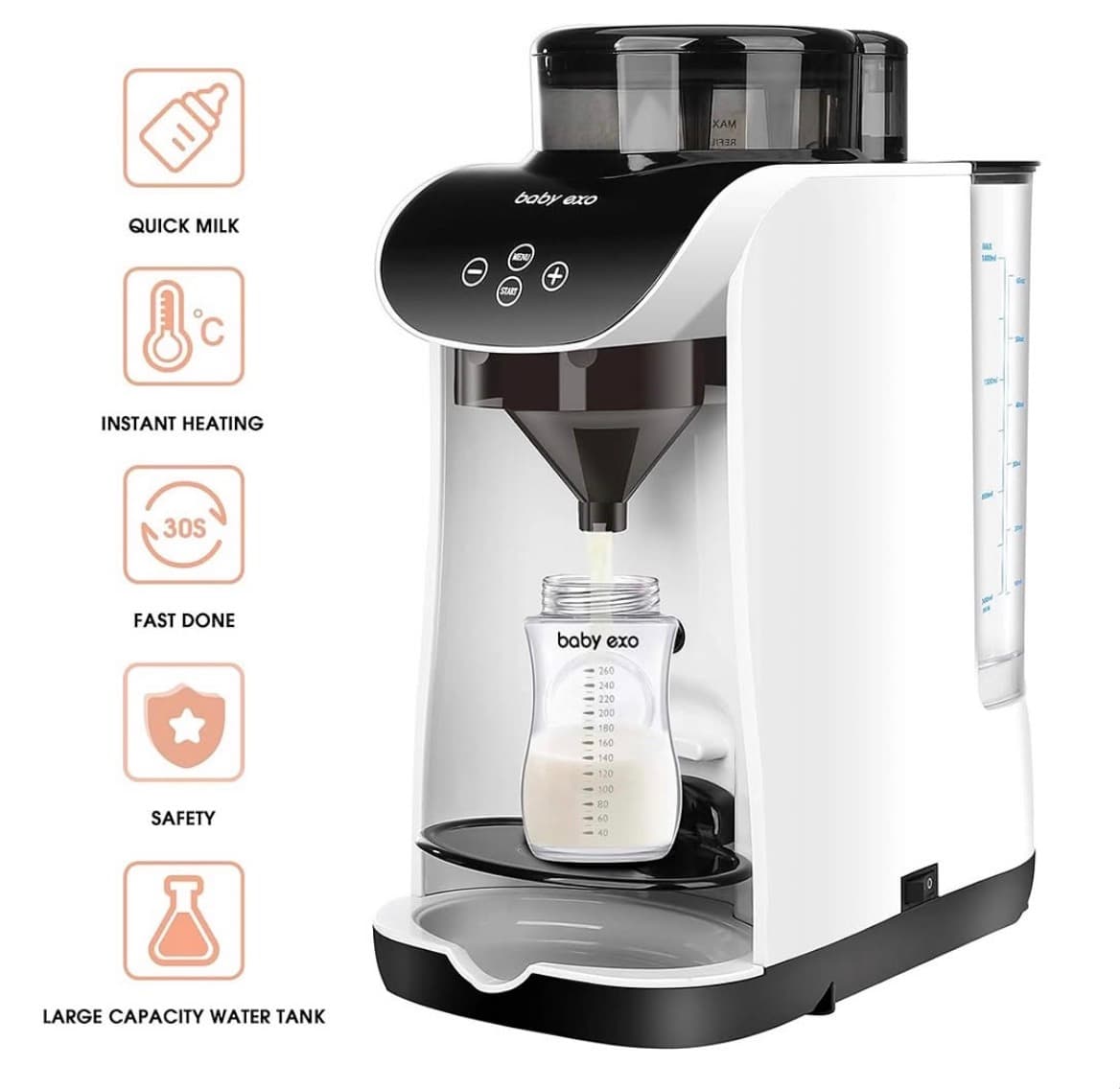 دستگاه شیر خشک ساز بیبی اکسو مدل Formula Dispenser Machine Baby exo — تصویر ۲