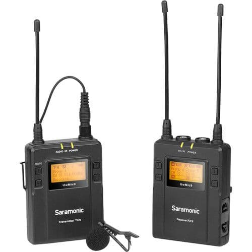 میکروفن بی سیم یقه ای Saramonic UwMic9 Kit1