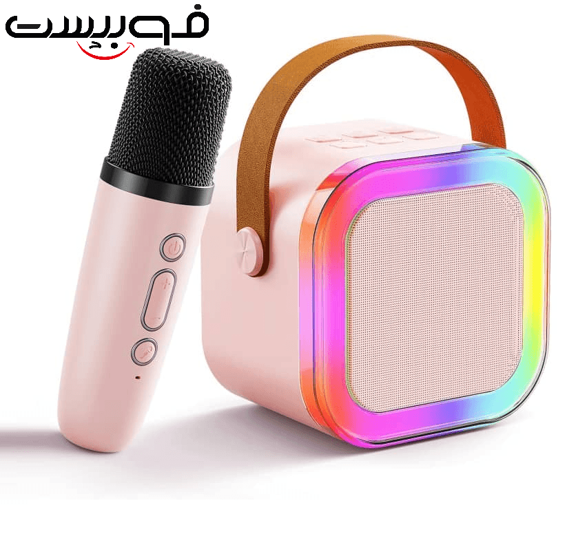 اسپیکر بلوتوث قابل حمل K12 به همراه میکروفون وایرلس — تصویر ۳