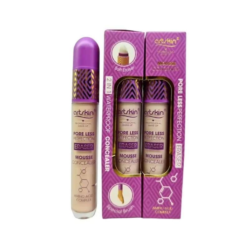 کانسیلر مایع پددار بنفش آرت اسکین مدل Eraser