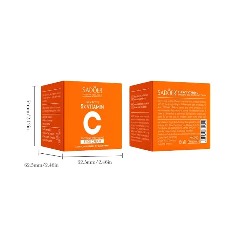 کرم ویتامین C سادور مدل 5X حجم 50 میل — تصویر ۴