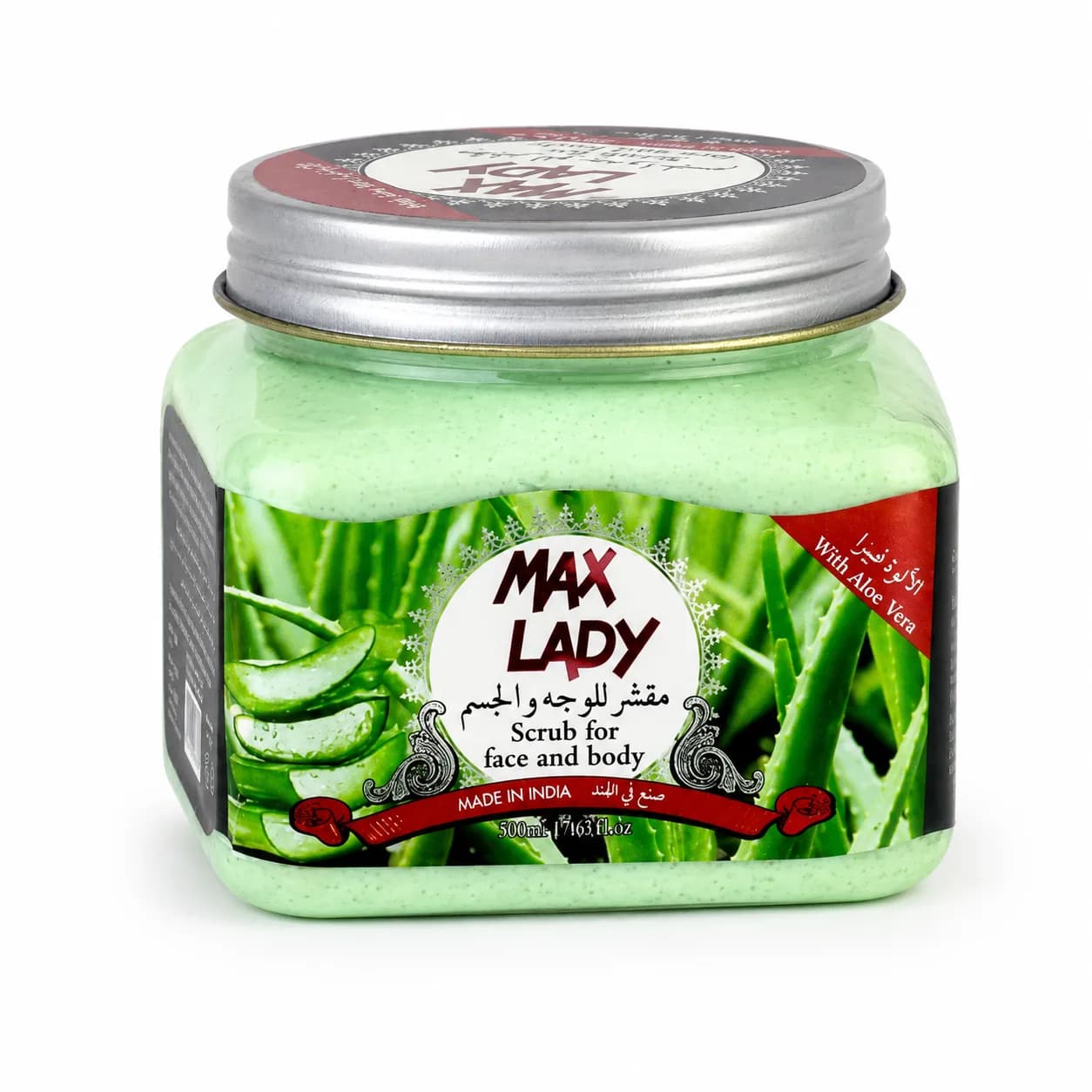 اسکراب شنی صورت و بدن مکس لیدی Max Lady حجم 300 میل — تصویر ۳
