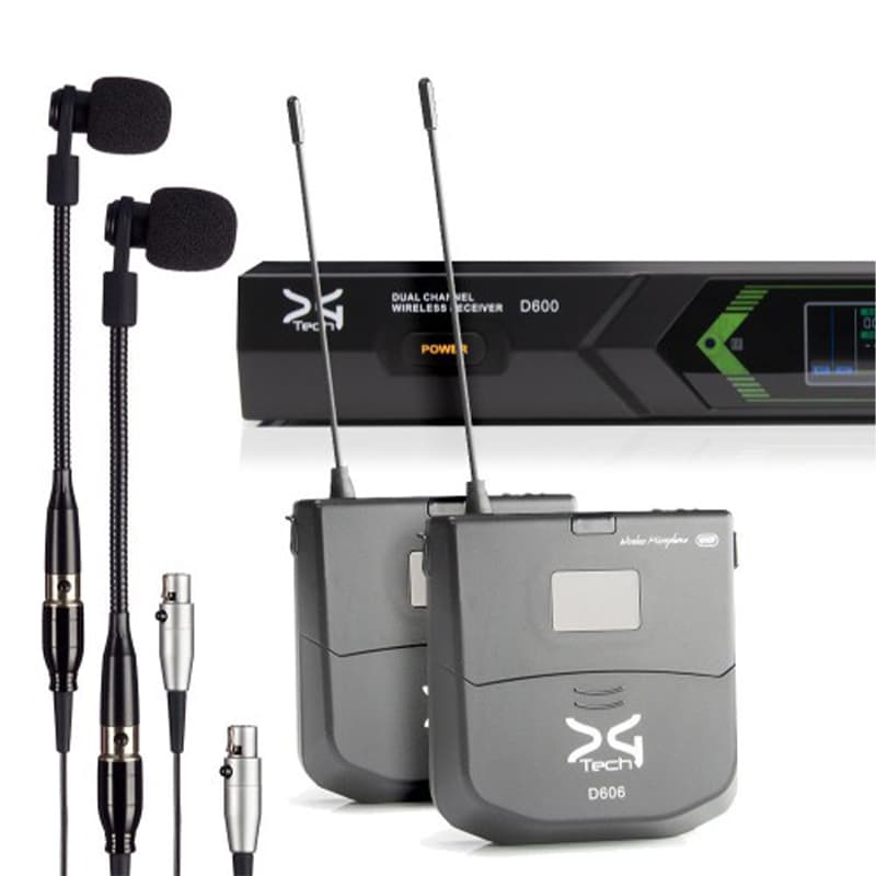 میکروفن بی سیم دو کانال ساز بادی دیجی تک DG Tech D6066i