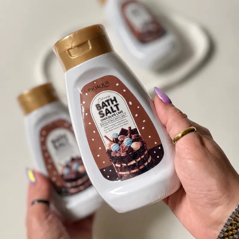 نمک بدن کیک شکلاتی بیوآکوا Bioaqua حجم 430 میل — تصویر ۴