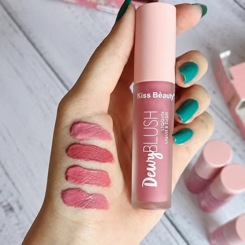 رژگونه مایع کیس بیوتی Kiss Beauty — تصویر ۴