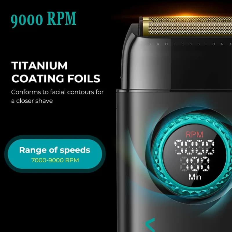 ست ماشین اصلاح و سشوار 4 عددی وی جی آر مدل Stepless Pro — تصویر ۷