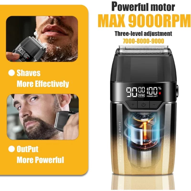 ماشین اصلاح صورت فویلی ضد آب وی جی آر V-308 — تصویر ۹