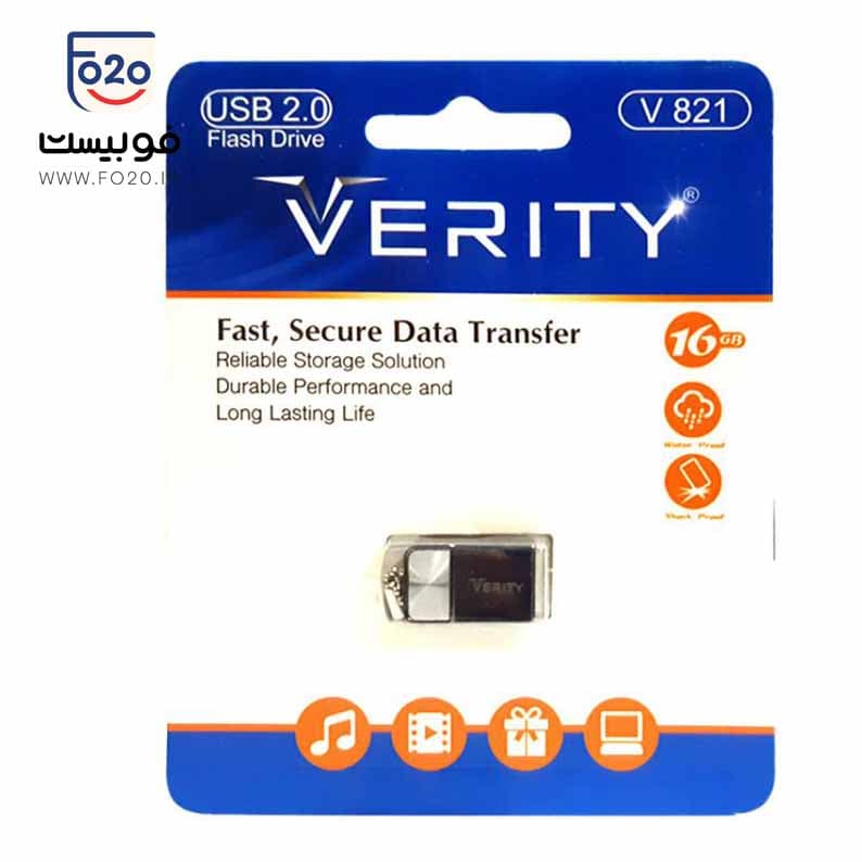 فلش مموری 16 گیگ وریتی Verity مدل 821 — تصویر ۲