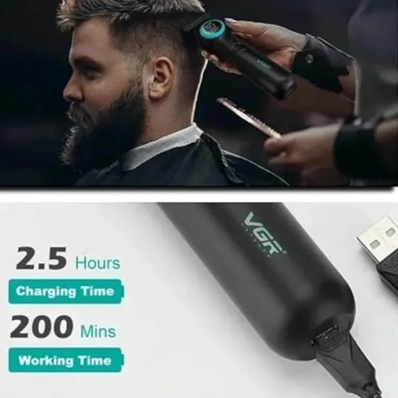 ماشین اصلاح خط زن مردانه وی جی آر مدل V-990 — تصویر ۴