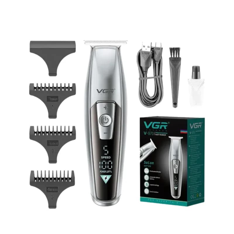 ماشین اصلاح خط زن شارژی مردانه وی جی آر مدل V-970