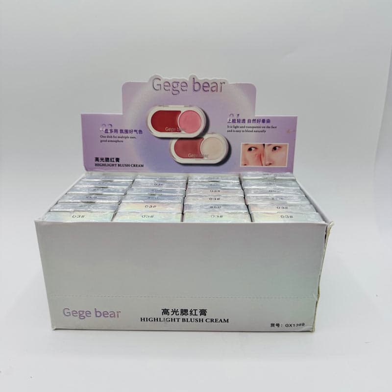 رژ گونه و هایلایتر کرمی گگ بیر کد GX369