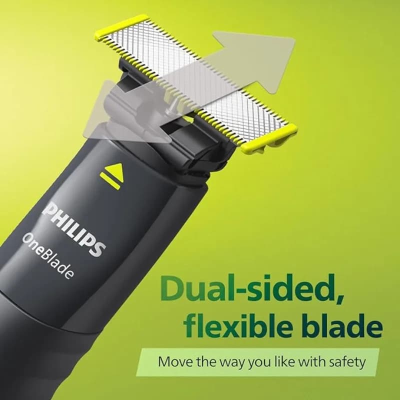 ماشین اصلاح صورت و بدن مردانه فیلیپس OneBlade Sensitive — تصویر ۵