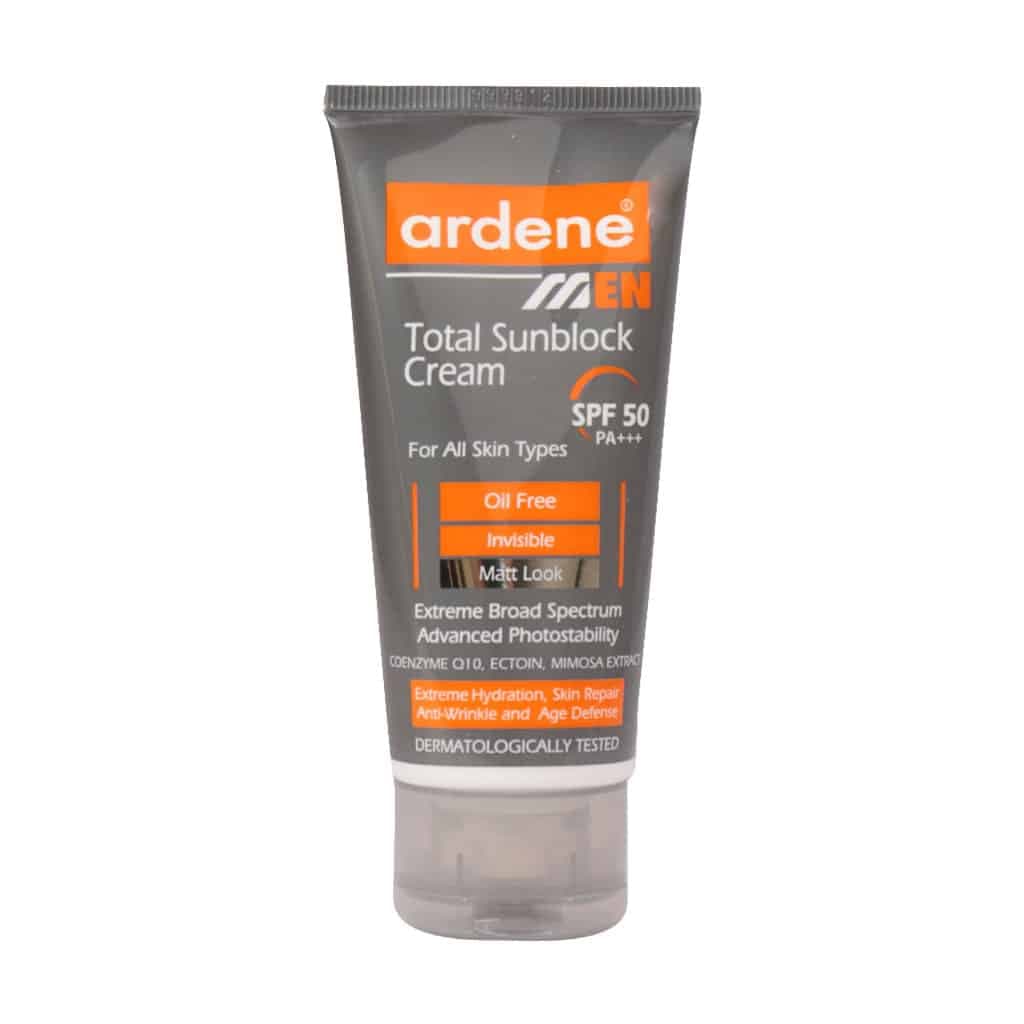 کرم ضد آفتاب آقایان آردن مدل Total SPF50 — تصویر ۳
