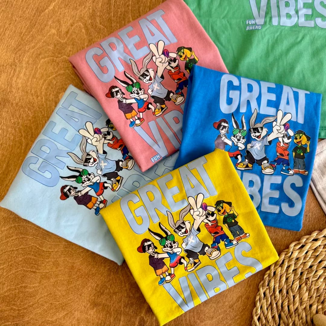 تیشرت شلوارک حیوانات great vibes سایز 50،55 کد 6180 — تصویر ۳