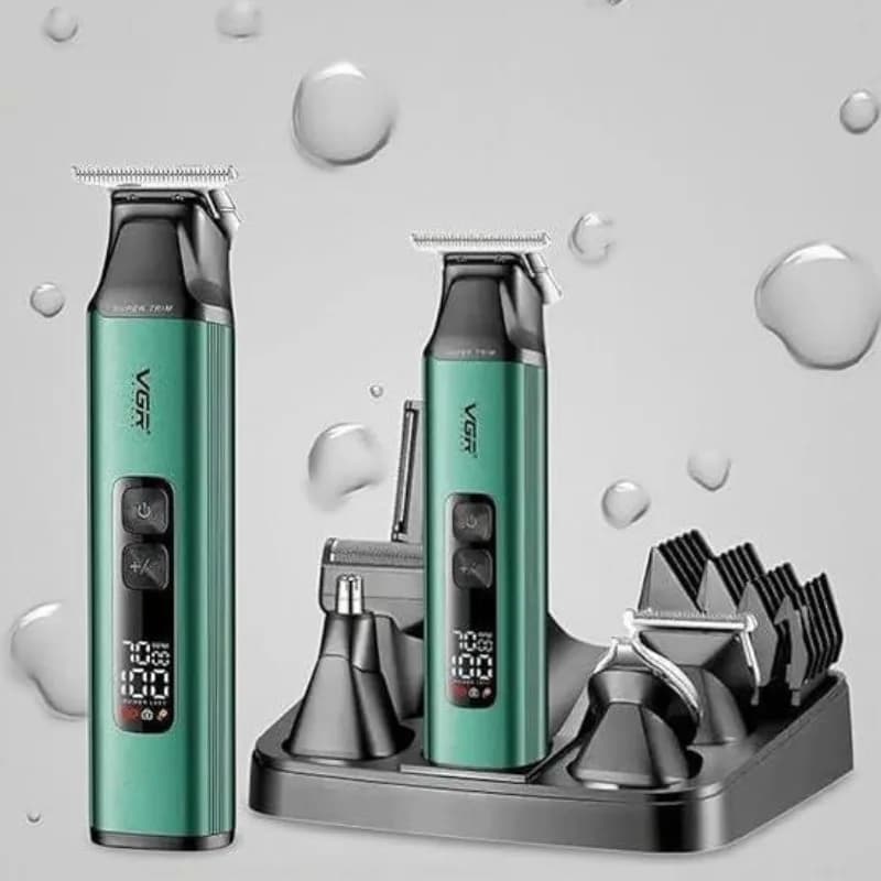 ماشین اصلاح صورت و بدن مردانه وی جی آر مدل V-117 — تصویر ۵