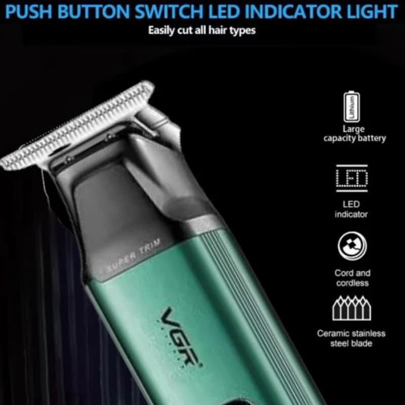 ماشین اصلاح صورت و بدن مردانه وی جی آر مدل V-117 — تصویر ۶