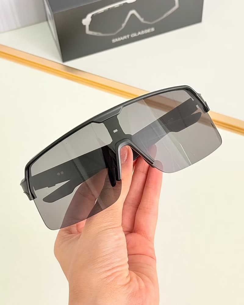 عینک آفتابی اسپرت هوشمند مدل SMART GLASSES D82809HD — تصویر ۶