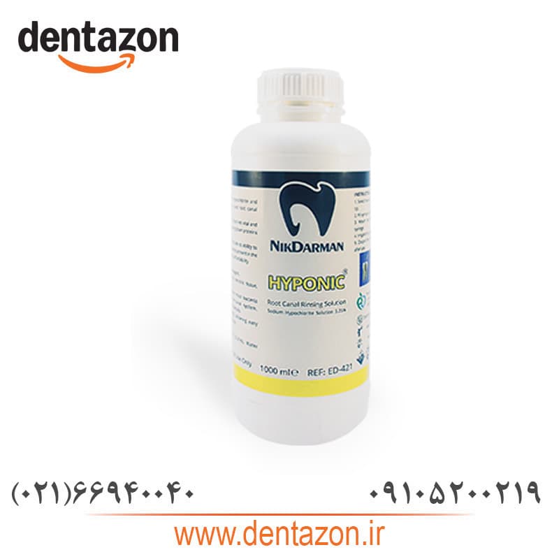 محلول هیپوکلریت سدیم 1 لیتری / Hyponic 5.25% Mega