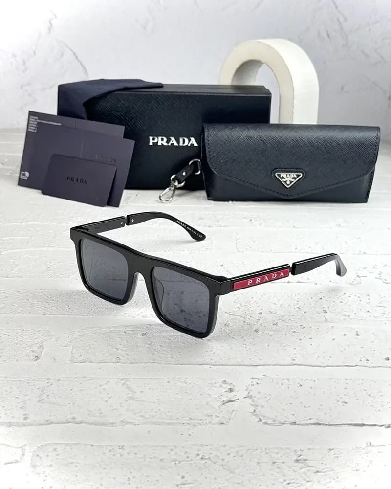 عینک آفتابی مردانه پرادا پلاریزه اوتلت مدل OUTLET PRADA SPS09X