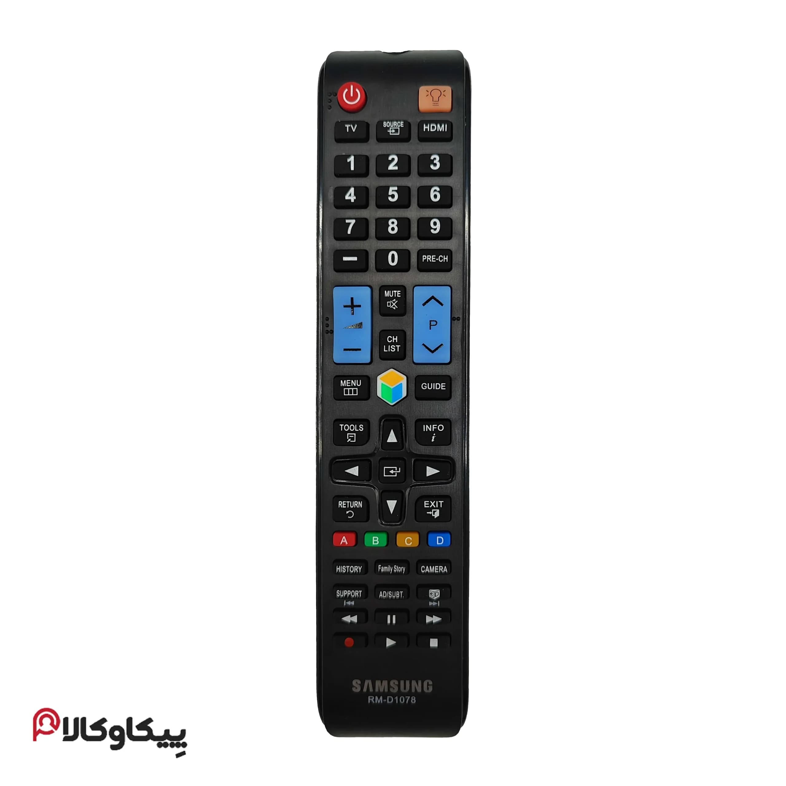 کنترل تلویزیون سامسونگ SAMSUNG 1078 پشت حک شده معمولی
