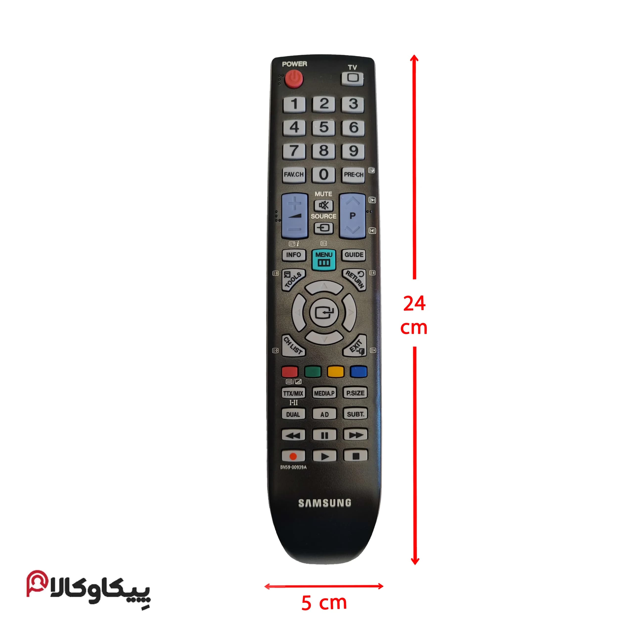 کنترل تلویزیون سامسونگ SAMSUNG 681 اورجینال — تصویر ۴
