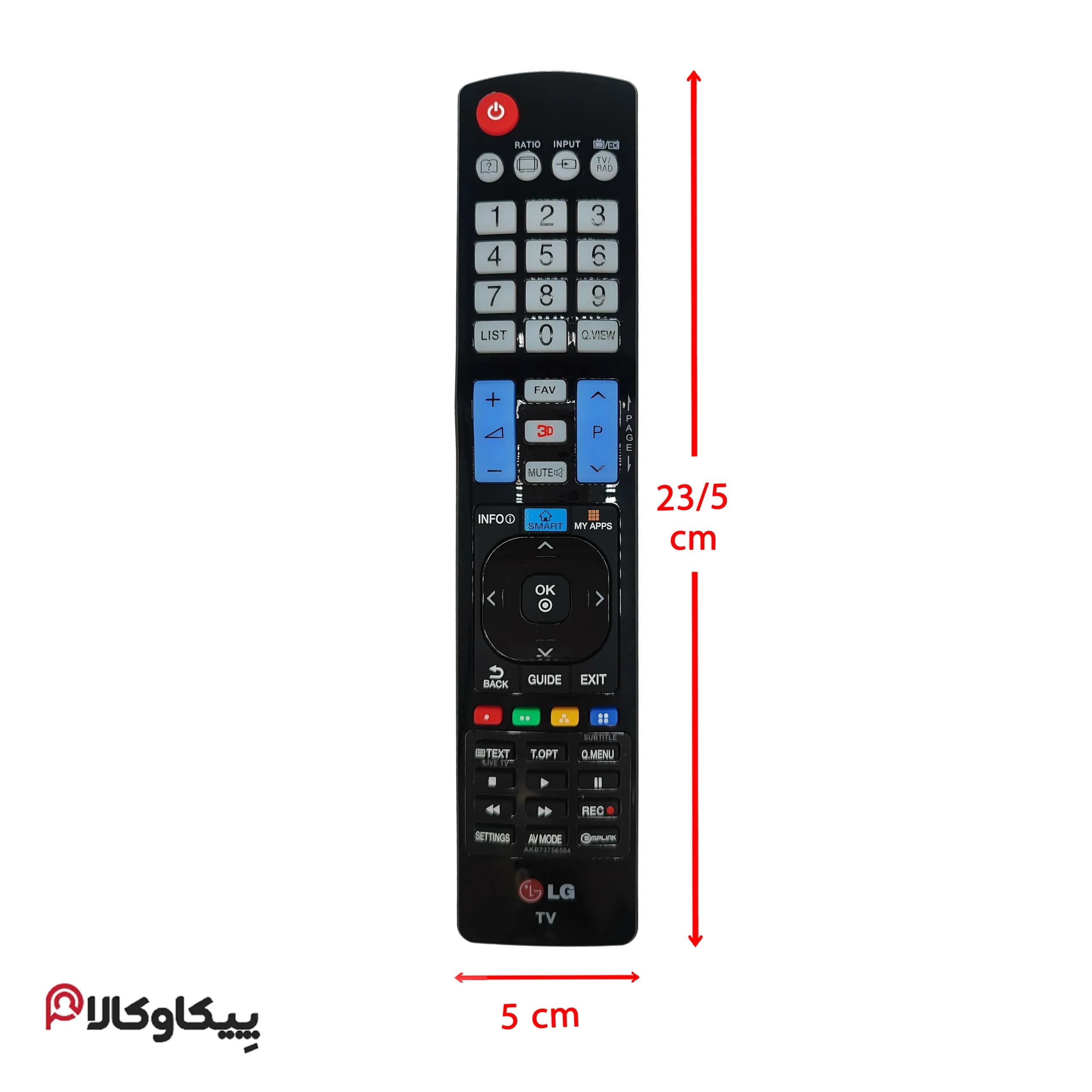 کنترل تلویزیون ال جی LG 930 اورجینال — تصویر ۲