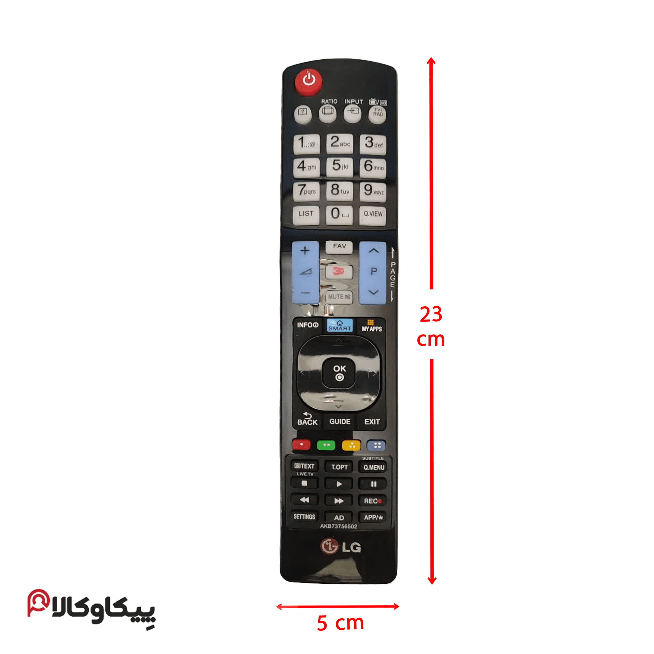 کنترل تلویزیون ال جی LG 930 میکرو سوئیچی — تصویر ۴