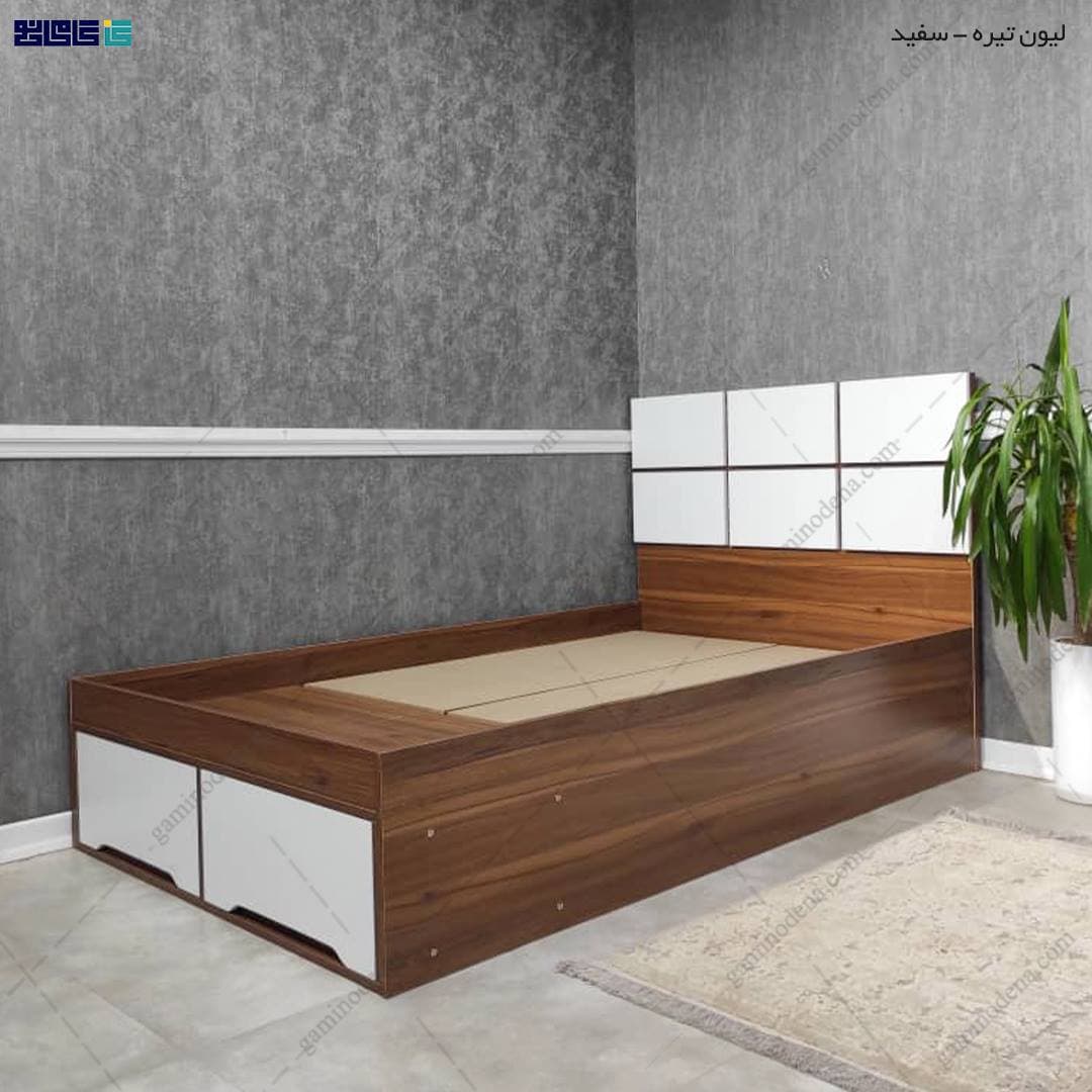تخت خواب اسپرت و پسرانه بسامه دو نفره — تصویر ۷