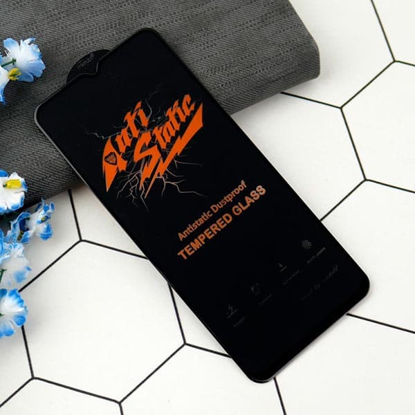 گلس فول چسب گوشی شیائومی ردمی 14C مدل Anti Static — تصویر ۲