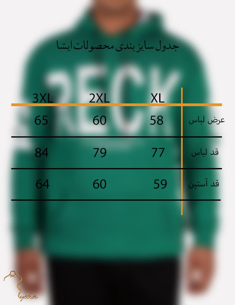 هودی سه نخ سبز — تصویر ۶