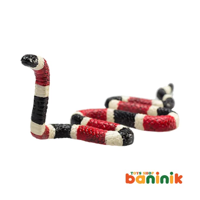 فیگور حیوانات موجو سری مار مرجانی Mojo Coral Snake Figure