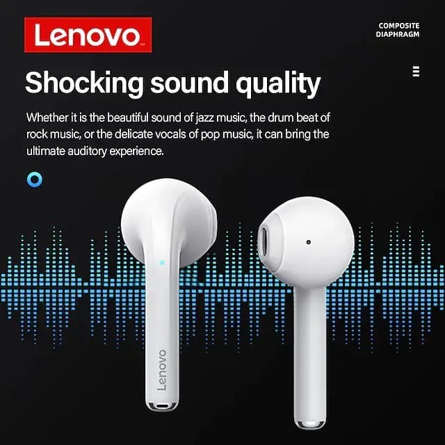 هندزفری بلوتوث لنوو Lenovo LP50 — تصویر ۵