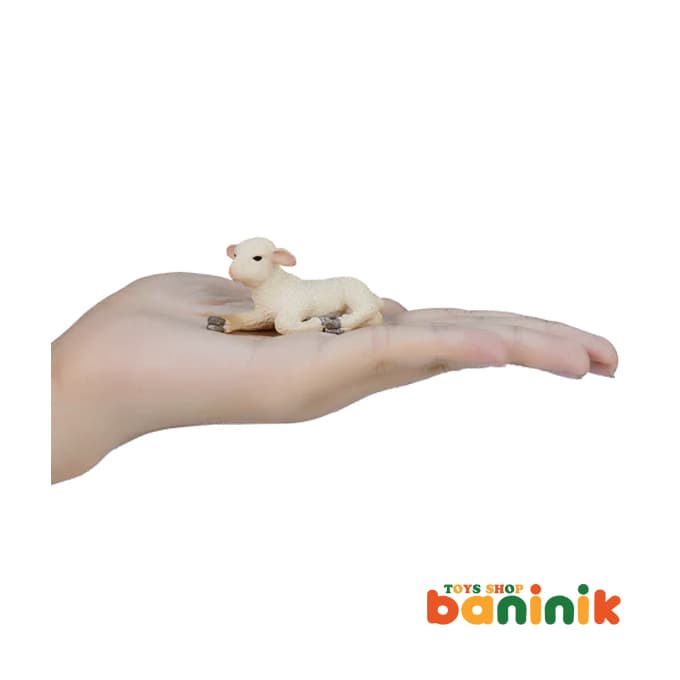 فیگور حیوانات موجو سری بره دراز کشیده Mojo Lamb Laying down Figure — تصویر ۵