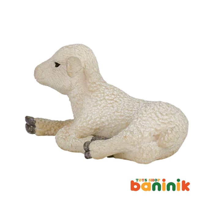 فیگور حیوانات موجو سری بره دراز کشیده Mojo Lamb Laying down Figure — تصویر ۳