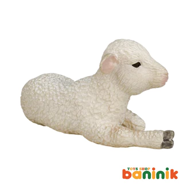 فیگور حیوانات موجو سری بره دراز کشیده Mojo Lamb Laying down Figure — تصویر ۴