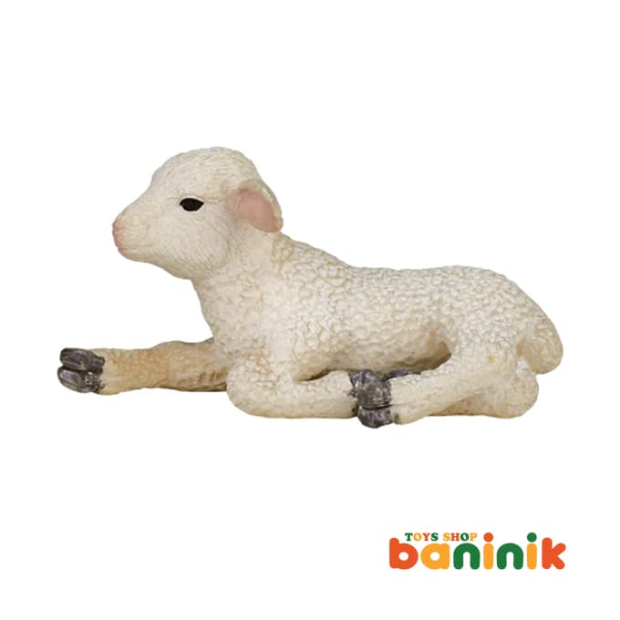 فیگور حیوانات موجو سری بره دراز کشیده Mojo Lamb Laying down Figure — تصویر ۲