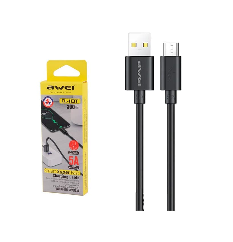 کابل کوتاه تایپ سی Awei CL-113T 5A