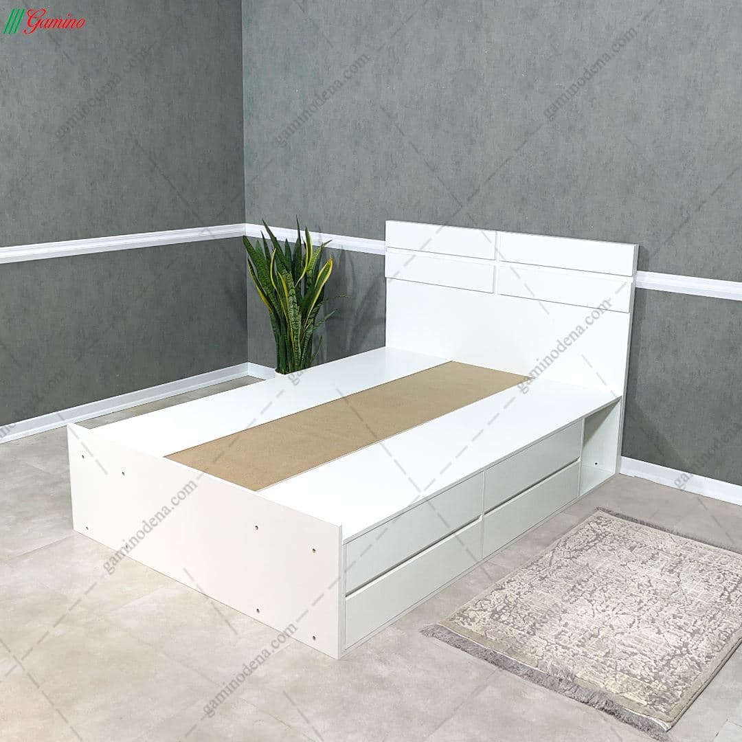 تخت خواب دخترانه نوجوان کشودار حافظ 160