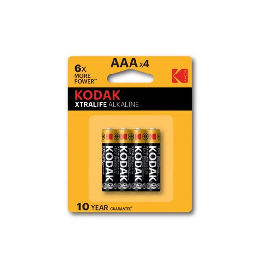 باتری نیم قلمی آلکالاین 4 عددی کداک Kodak Xtralife Alkaline