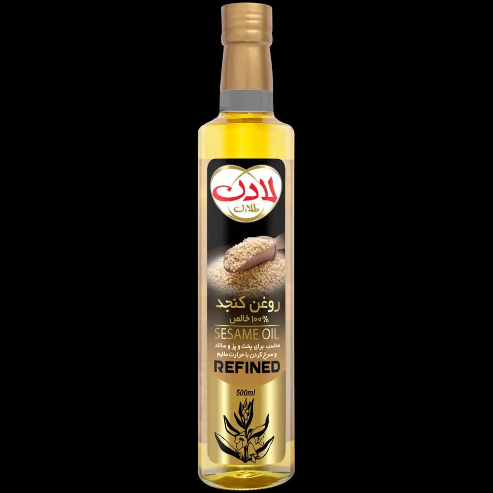 روغن کنجد تصفیه شده طلایی لادن – 500 میلی لیتر