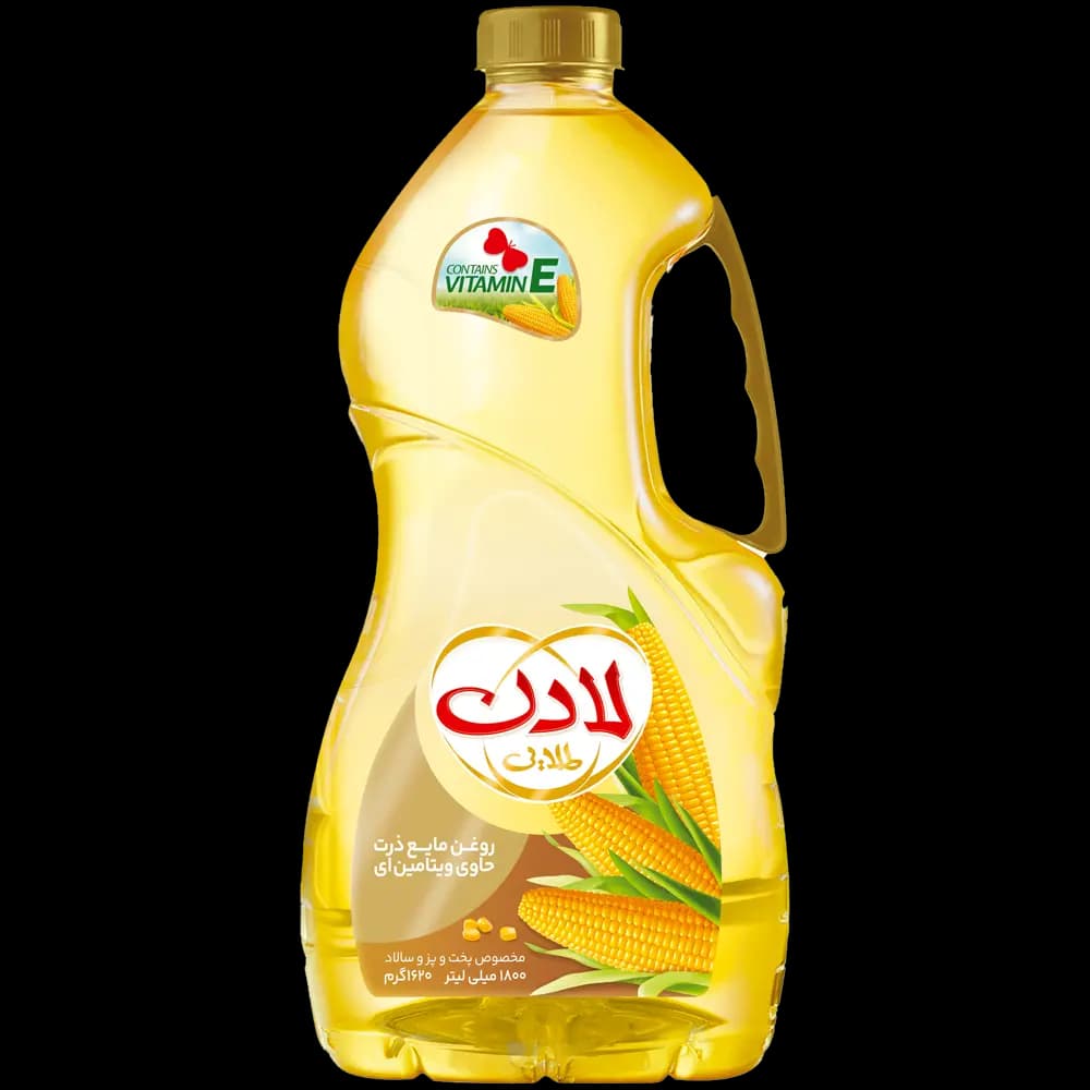 روغن ذرت حاوی ویتامین E لادن طلایی – 1.62 لیتر